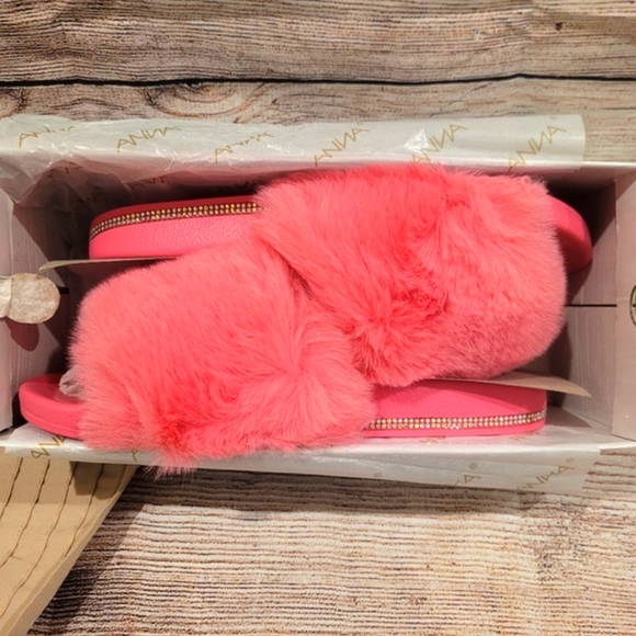 ✨️last 1 ✅️Anna Mauve Fur Slide✨️ - Picture 5 of 8